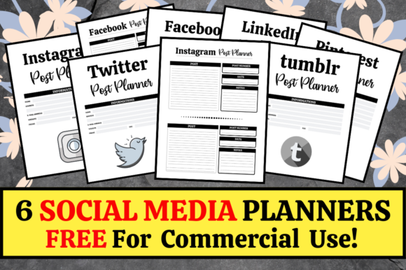 6 Social Media Post Planners KDP Bundle: A Practical Resource for Content Creators