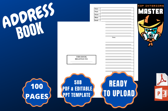 Address Book KDP Interiors: Clean, Versatile Design for Print and Digital Projects