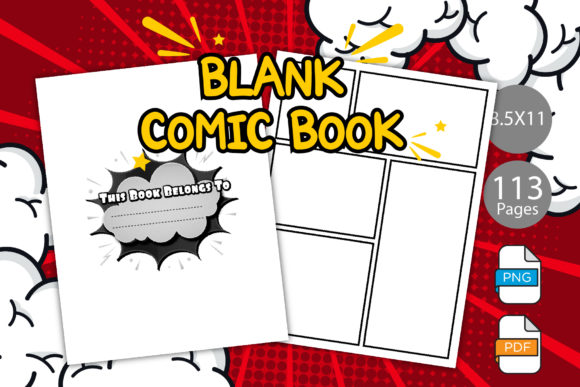 Blank Comic Book - KDP Interiors: The Ultimate Tool for Independent Creators