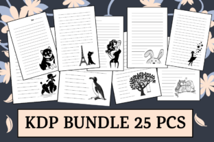 Bundle 25 KDP Interiors Themed Journals: A Practical Choice for Low-Content Publishing