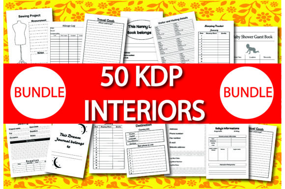 Bundle Pack 50 KDP Interiors: A Practical Resource for Content Creators and Publishers