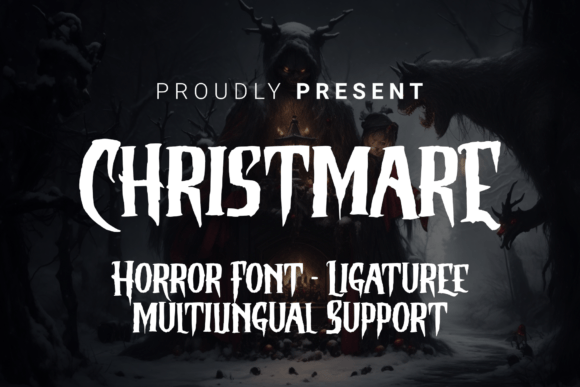 Christmare Font: The Ultimate Typeface for Crafting Horror-Inspired Designs