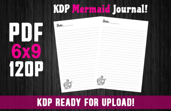 Cute Mermaid KDP Journal: A Creative Companion for Writers and Designers