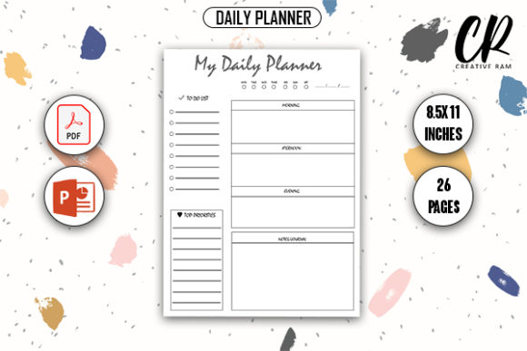 Daily Productive Planner – KDP Interiors: A Creator’s Tool for Print and Digital Success