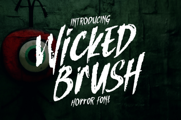 Exploring the Dark Elegance of the Wicked Brush Font
