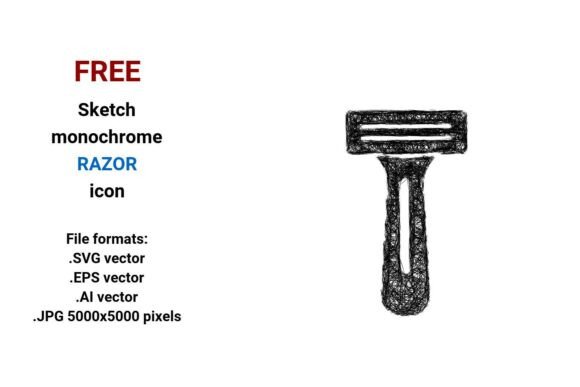 FREE Sketch Razor Icon: A Versatile Design Resource for Any Project