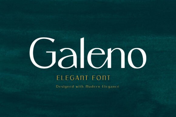 Galeno: A Modern Serif Font for Refined Typography