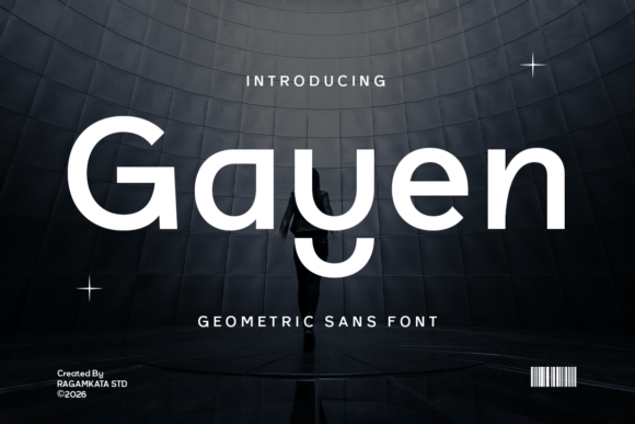 Gayen: A Modern Geometric Sans Serif Font for Clear, Confident Design Work