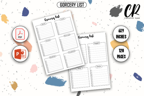 Gorcery List - KDP Interiors: A Practical Tool for Creative and Business Publishing