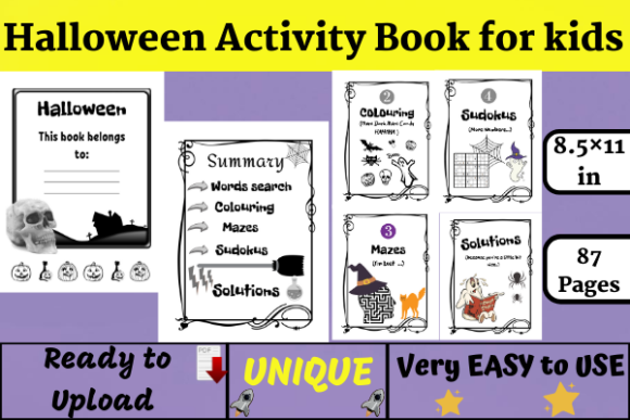 Halloween Activity Book KDP Interiors: A Strategic Resource for Creative Entrepreneurs and Educators
