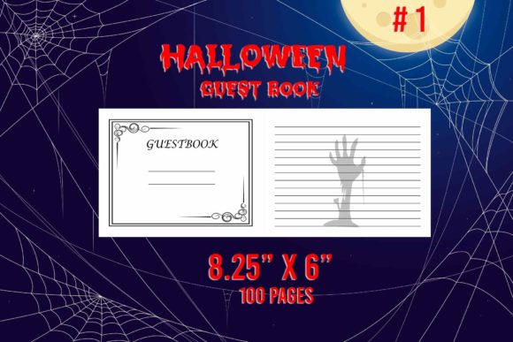 Halloween Guest Book 1 for KDP Interiors