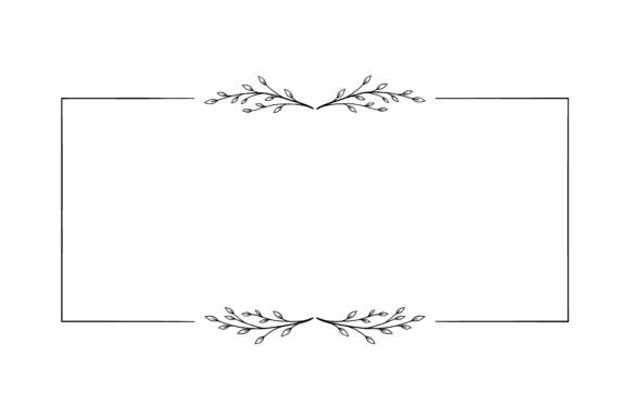 Hand Drawn Leaf Branch Nature Frame: A Practical Design Asset for Creative Workflows