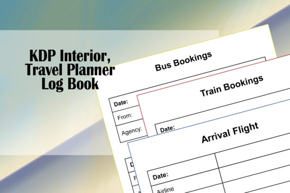 KDP Interior Travel Planner Log Book: A Practical Tool for Organized Travel Planning