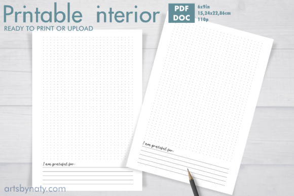 Printable Bujo for Gratitude Notes: A Thoughtful Tool for Mindful Planning