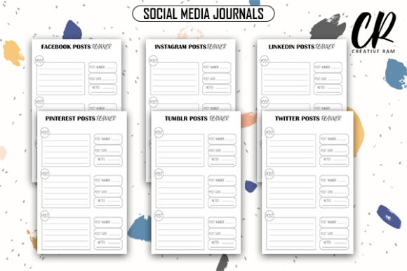 Social Media Journals - KDP Interiors: A Practical Tool for Content Creators and Entrepreneurs